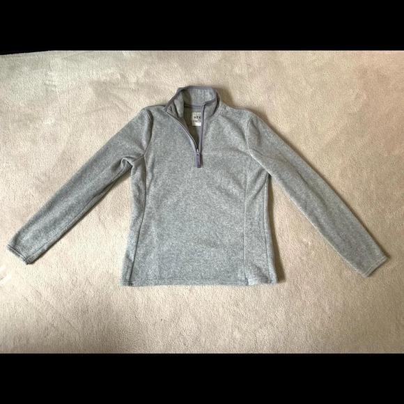 Like NEW Old Navy 1/4 zip jacket pull over fleece gray color size small - Picture 6 of 10